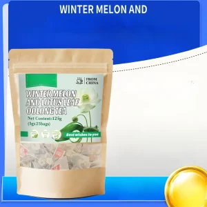 Bulk Winter Melon & Lotus Leaf Oolong Tea 5gx25bags Natural Detox Herbal Blend OEM Private Label Available