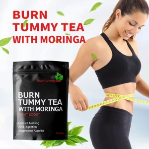 C10 Premium Moringa Oolong Herbal Tea Blend Appetite Control Easy to Prepare Slimming Tea for Flat Belly Daily Healthy Drink