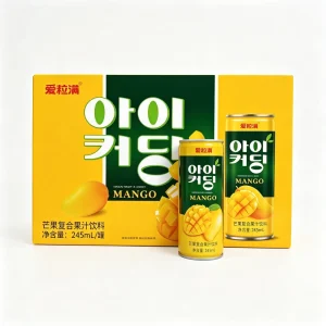 Canned Juice Aluminum Can Mango Fruit Juice Private Label Juice Drink OEM Halal Juice Manufacturers ISO