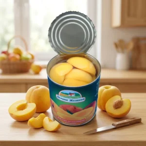Canned Peaches halves in syrup Canned Food manufacturer peach in juice