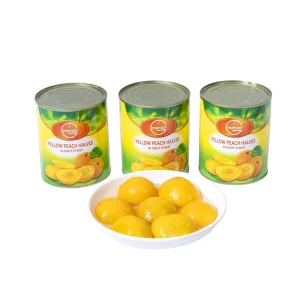 Canned Yellow Peach Canned Fruit Cocktail in Light Syrup