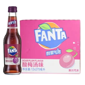 Carbonated Drink 275ml Bottle Low Fat Fruity Sour Plum Soup Flavor Soft Drink