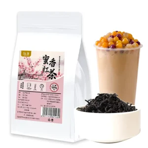 Charcoal-Roasted Black Tea Fresh Loose Tea OEM Bag YUN QI Brand 500g Guangzhou China Origin Lemon Milk Fruit Bubble Tea