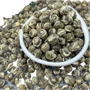 China Factory Reprocessed Loose Tea Bulk Health Organic Jasmine Pearl Tea Scented Flavor Spring Green Tea