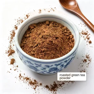 China Herb Roasted Green Tea Powder 100% Natural Hojicha Roasted Green Tea Powder