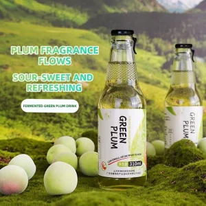 China’s High Quality Fruit and Vegetable Beverage 310ml Bottled Plum Juice Green Plum Beverage