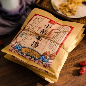 Chinese Blended Small Hanging Pear Soup 120g Ready to Brew Longan White Fungus Goji Berry Red Date Tea Lily Bulb Reed