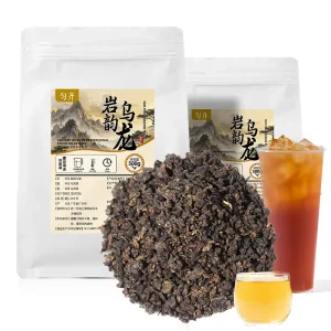 Chinese Factory Custom Fermented Health Tea Bag 500g bag Loose Leaf Fresh Milk Bubble Tea Ingredients YUN QI Oolong Tea