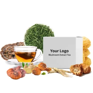 Chinese Green Tea Free Sample Private Label 100% Organic Natural Pure Mushroom Tea Green Tea