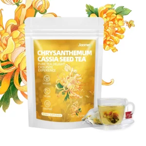 Chinese Health Flavor Tea Chrysanthemum Cassia Seed Formula with Honeysuckle Wolfberry Liver Kidney Detox Clear Fire