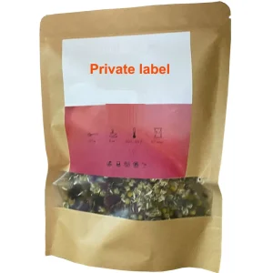 Chinese Herbal Custom Detox Slimming Tea Dried Jasmine Lavender Rose Hibiscus Flower Tea Packaged Flavor Tea Private Label