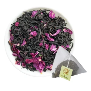 Chinese Herbal Rose Black Tea Bags Organic Tea High Quality Support Tea Bag