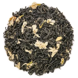 Chinese Jasmine Scented Loose Leaf Jasmine Green Tea Leaves Dried Flowers Flavored Green Tea Bubble Tea