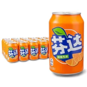 Chinese Low-Fat Fruity Soda Cola 330ml Carbonated Energy Drinks in Bottles Ready to Drink