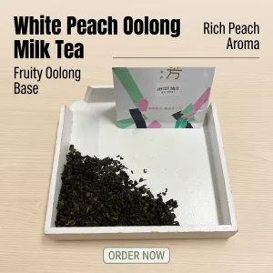 Chinese New Premium Quality Fruit Tea 500g bag Peach Oolong Tea Milk Bubble Tea NO.2 White Peach Oolong Tea