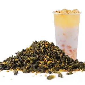 Chinese Osmanthus Oolong Tea Fermented Loose Leaves Freshly Steamed Bulk Box Bag Sachet