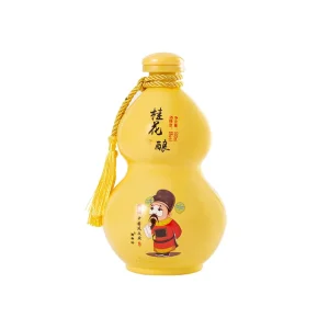 Chinese Style Gourd Bottle Body Alcoholic Drink Osmanthus Blossom Wine Tipsy Sweet Fruit Wine Fruit Flavored Wine
