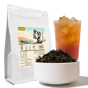 Chinese Tea Manufacturer 500g bag Bulk Fresh Milk Boba Bubble Tea Jin Yun Oolong Tea Grade A Gift Box