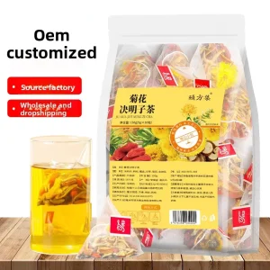 Chrysanthemum, Cassia Seed, Goji Berry, Honeysuckle Tea, Sugar Free Flower Tea Manufacturer to Improve Sleep