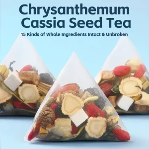 Chrysanthemum Goji Berry Cassia Seed Herbal Tea Clear Heat Detox Support Liver Eye Wellness Tea