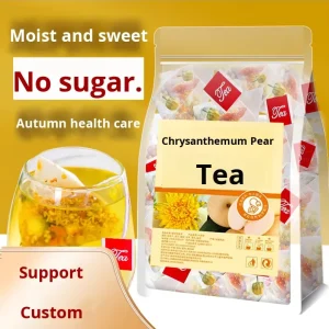 Chrysanthemum Osmanthus Snow Pear Flower Fruit Herbal Tea 5g Anhui Origin Individually Packaged