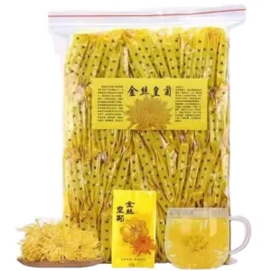 Chrysanthemum Tea Hua Jinju Golden Silk Royal Loose Leaf China Origin 12 Month Shelf Life