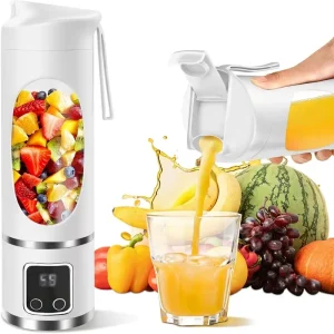 Citrus Juicer Juice Extractor Mini Portable Blender Fruit Juice Extractor Machine USB Rechargeable Cup Maker Mini Blender