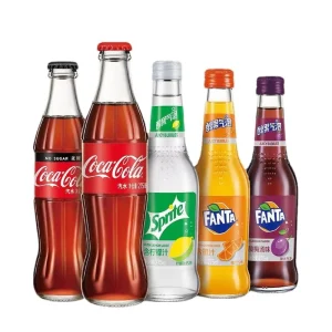 Classic Cola Drink Soda Carbonated Drinks 275ml Soda Cola in Glass
