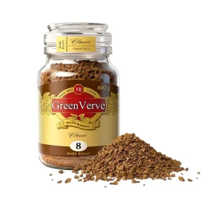 Classic No. 8 Freeze Dried Instant Black Coffee 400 Times Canned & Bottle Packaging Mellow Flavor Large Particles