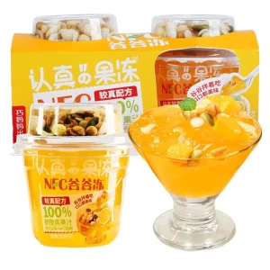 Clever Mama 240g Boxed Low Fat Zero Gelatin Fruity Konjac Fruit Jelly Available Cup Bottle Bag Sachet Bulk Halal Certified
