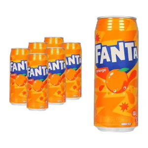 Coca-Cola Fanta Soda Japan Grape Orange Flavored Carbonated Beverage Aluminum Can Soft Drink