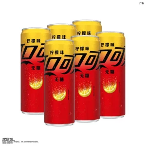 Coca Colaa Zero Sugar Free Soft Drink Lemonade 0 Sugar 330ml Carbonated Beverage