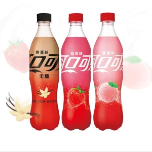 Coca Peach Flavor Soft Drink Cola Bottle Beverage Carbonated Exotic Drinks 500ml