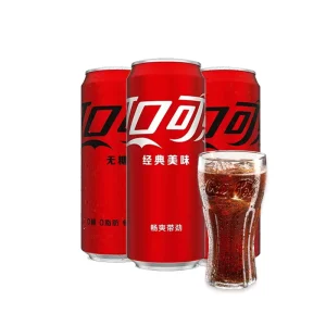 Coca Soft Drinks Cola 330ml Cans Exotic Snacks Original Carbonated Drink Cola Beverage
