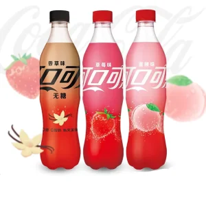 Coca Strawberry Flavor Cola 500ml New Cola Soda Exotic Drinks Peach Flavor Carbonated Soft Drink