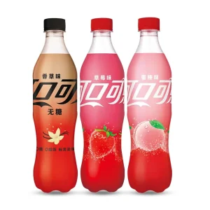 Coca Strawberry Flavor Cola 500ml New Cola Soda Exotic Drinks Peach Flavor Carbonated Soft Drink