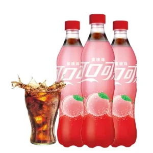 Cola Peach Flavor 500ml Drinks Beverages Drink Drinkable Tipple Beverage Exoticdrinks