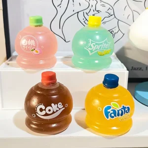 Cola Soda Squeeze Stress Relief Toy Plastic Beverage Bottles Simulation Internet Popular Venting Decompression Rebound