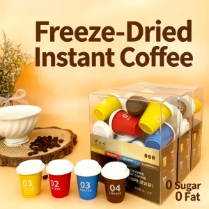 Cold Brew Capsule Instant Black Coffee Powder Concentrated 12 Cup Box Packaged American Style Freeze Dried Room Temperature