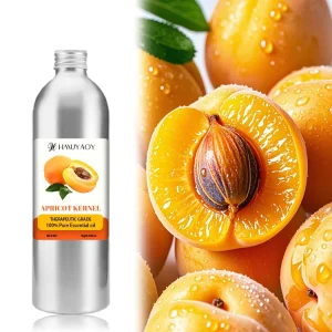Cold Pressed 100% Pure Cosmetic Apricot Kernel Oil Vitamin E Lightweight Serum for All Skin Types Fresh Berry Fragrance OEM