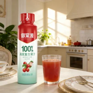 Cold Pressed Pure Balenghaitang Juice Nutrient Rich Healthy Fruit Juice Packaged in Bottle and Box Sweet Apple Flavored