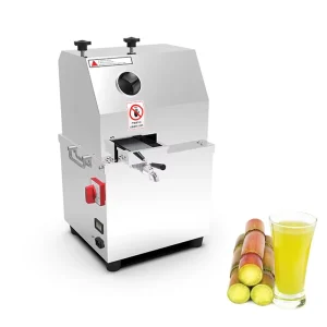 Commercial Automatic Motorized High Capacity Stainless Steel Fruit Sugar Cane & Water Juicer Crusher Machine 220V/110V 0.35kW