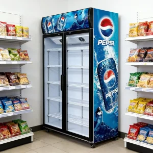 Commercial Display Refrigerator Vertical Cola Beverage Fridge Cooler Showcasing Refrigerator Refrigeration Equipment