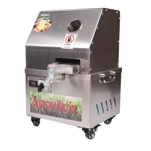 Commercial Electric Stainless Steel Sugar Cane Juicer Machine High Efficiency Extractor for Restaurant Bar and Home Use