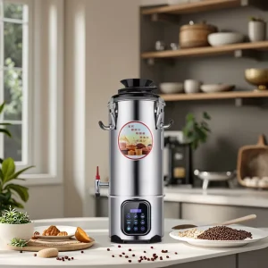 Commercial Soybean Milk Making Grinder Equipment 22L Stainless Steel Capacity Pure Copper Motor App Controlled for Milk