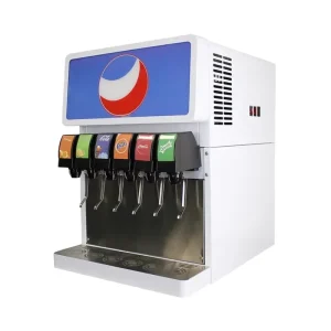 Commercial Stainless Steel 3/4 6 Flavors Post Mix Dispenser Carbonated Fountain Soda Making Machine for Restaurants