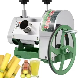 Commercial Sugarcane Juice Extractor Manual Stainless Steel Sugar Cane Press with Handwheel Manual Sugarcane Juicer