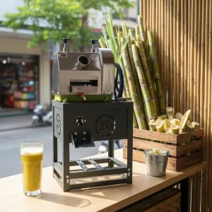Commercial Use Automatic Hand-cranked Electric Dual-use Fruit Sugarcane Juicer Machine with Motor Gasoline/Diesel Engine