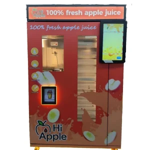 Compact Mall Apple Juice Vending Machine Space Saving Design for Gym Airport Subway Station Automatic Juice Bar 6000MAX