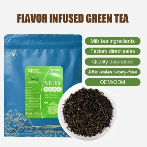 Competitively Priced Jasmine Organic Flower Tea Bulk Loose Leaf Health Herbal Tea with Unique Steamed Flavor Packaged in Bag